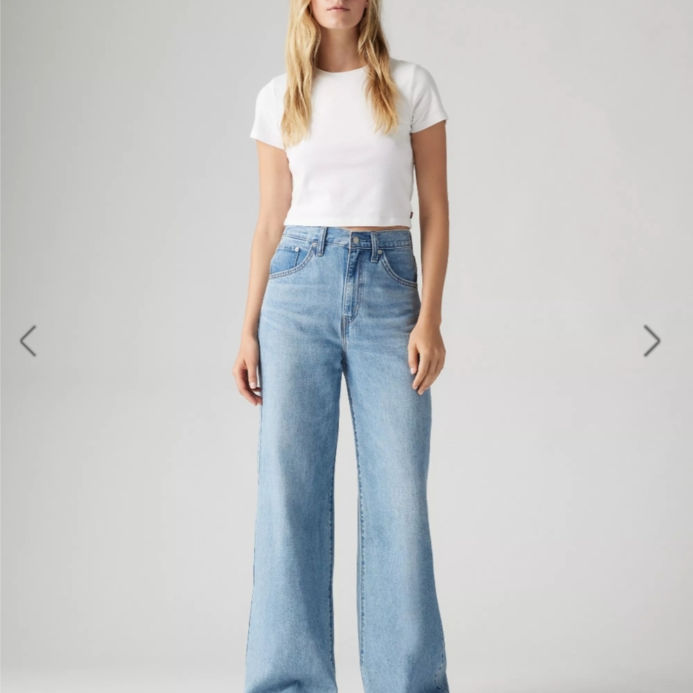Levi's Cinch Baggy Wide-Leg Jeans Size 29